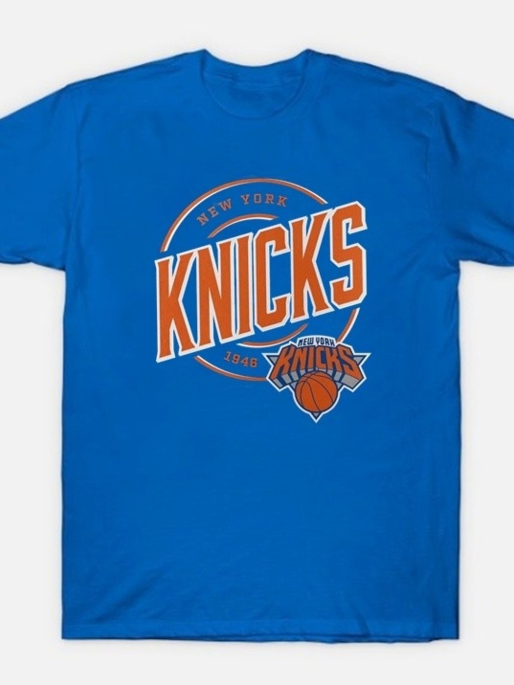 New York Knicks Men's Tee Blue XL